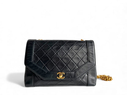 CHANEL Lambskin Diana Crossbody Bag