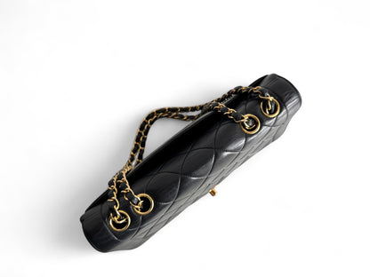 CHANEL Lambskin Quilted Medium Single Flap