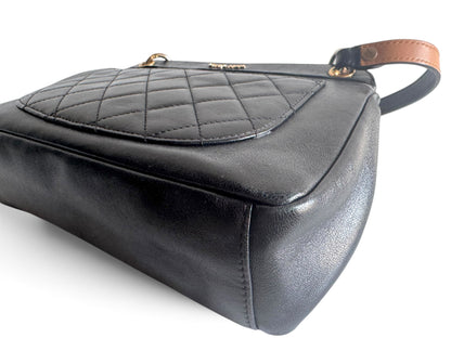 CHANEL Calfskin Curve Flap Bag