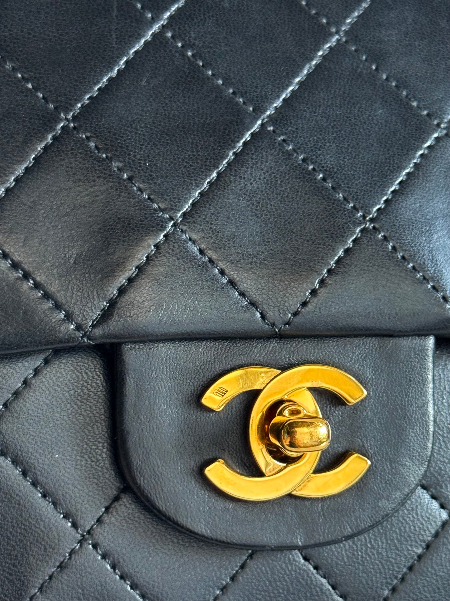CHANEL Medium Tall Classic Lambskin Double Flap
