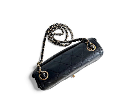 CHANEL Lambskin Matelasse Mini Flap Bag