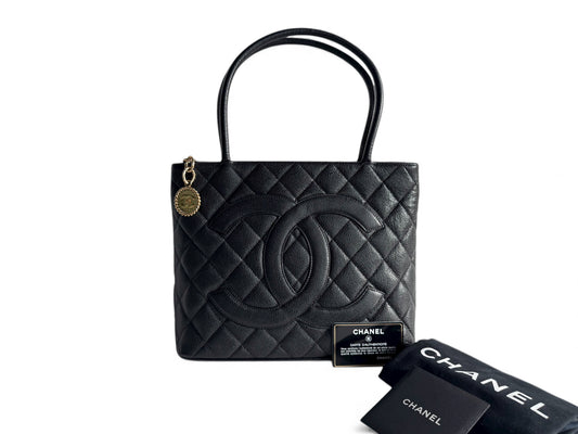 CHANEL Caviar Quilted Medallion Tote