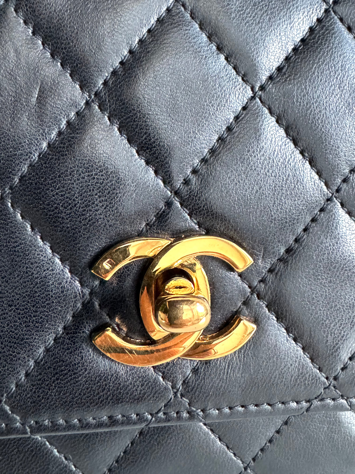 Chanel Vintage Lambskin Flap Bag
