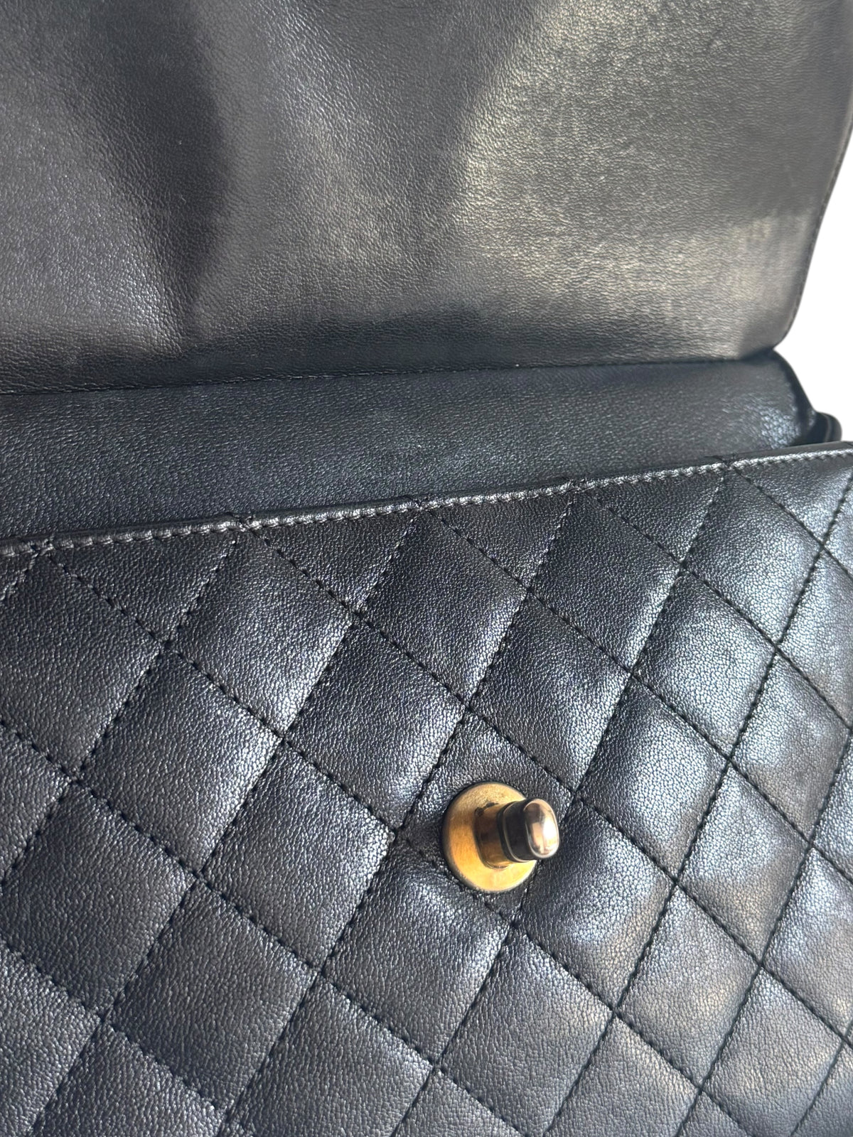 CHANEL Calfskin Curve Flap Bag