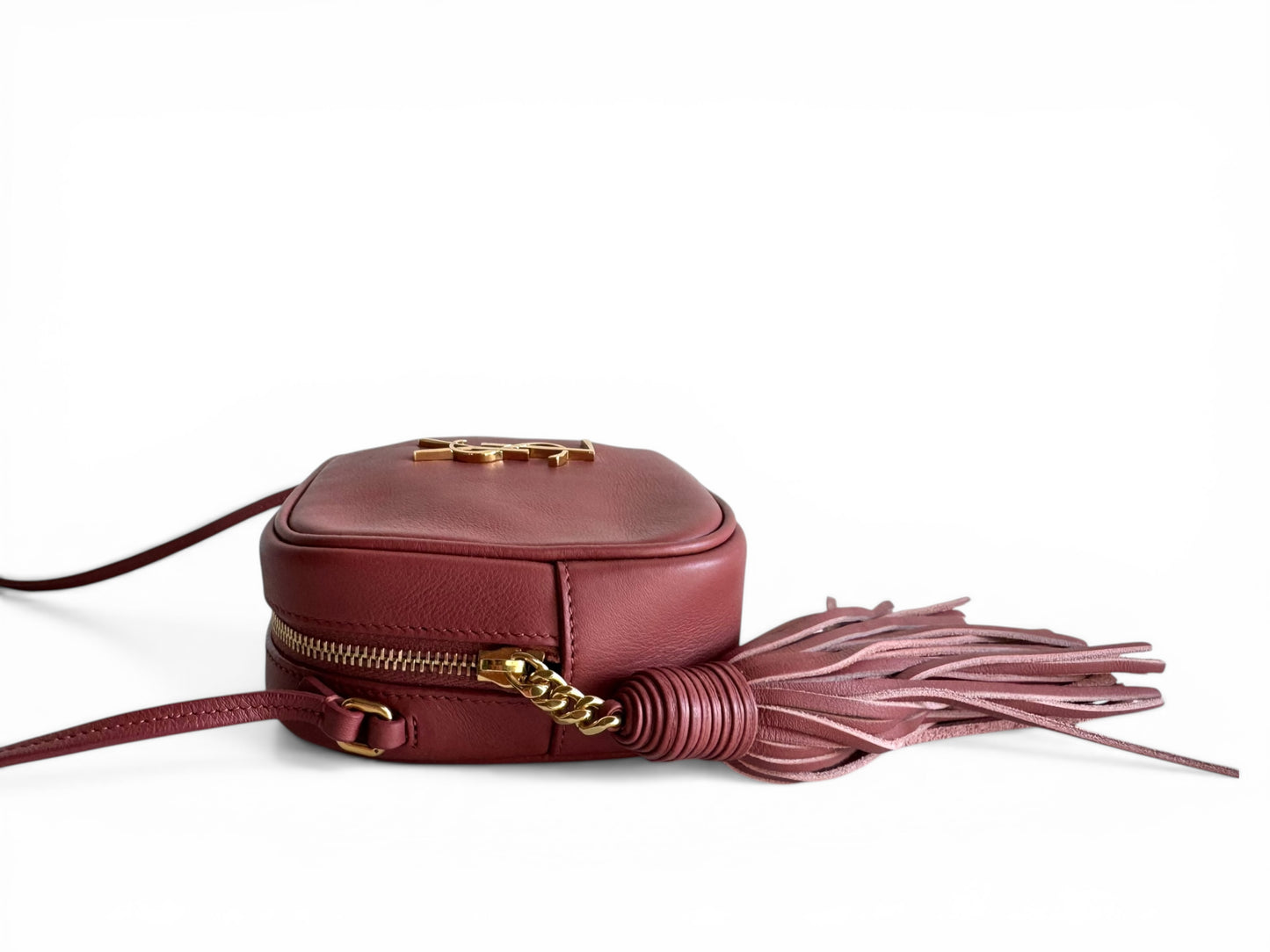 SAINT LAURENT Nappa Monogram Blogger Bag