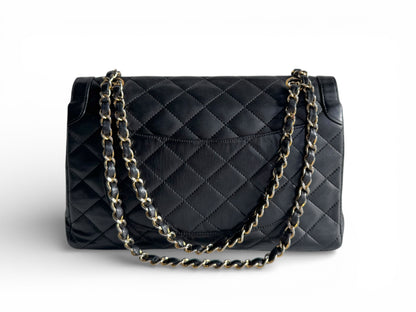 CHANEL Lambskin Quilted Medium Double Flap Bag