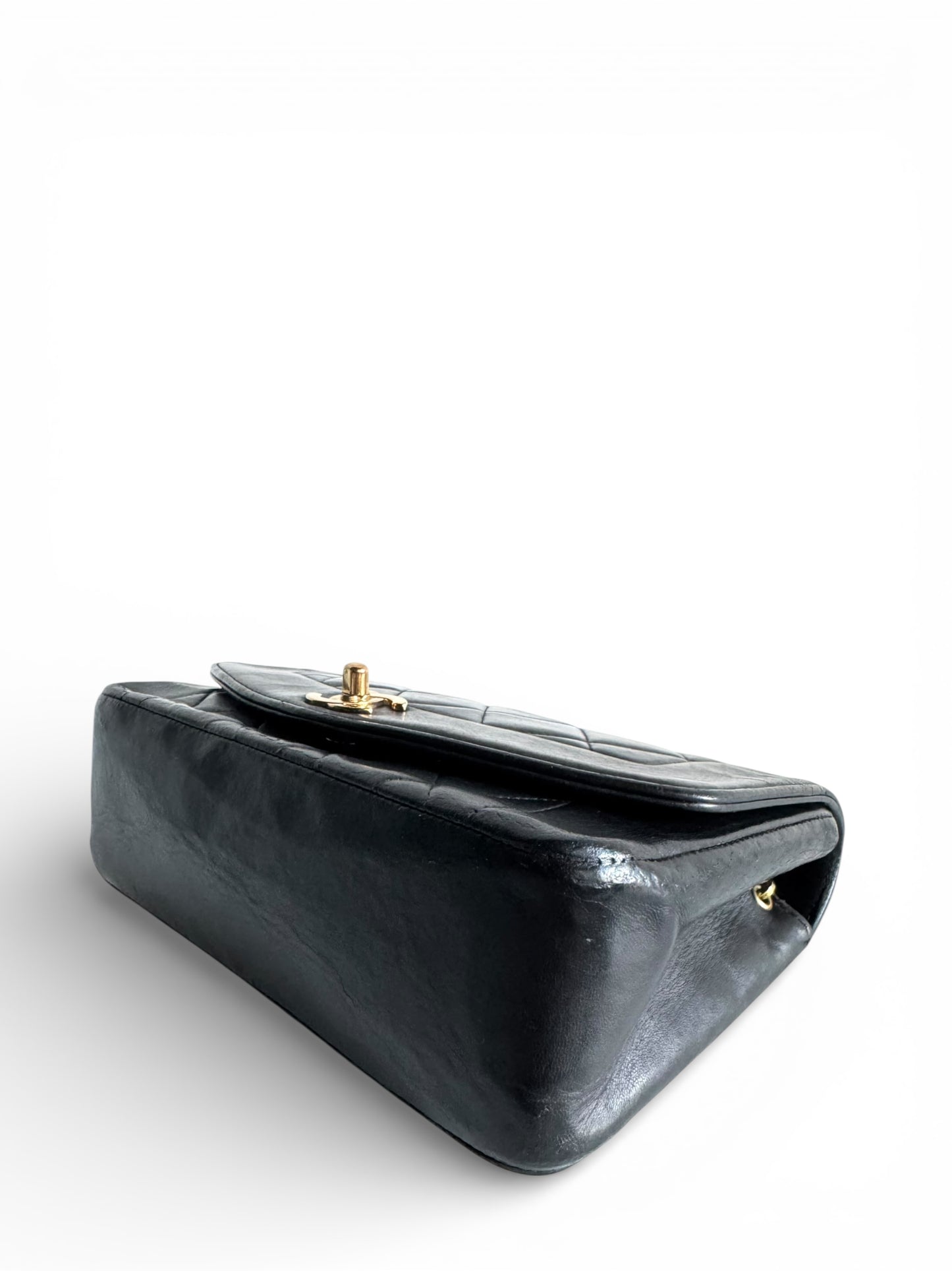 CHANEL Small Lambskin Quilted Diana Flap