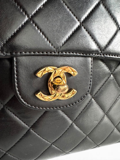 Chanel Lambskin Quilted Flap Camera Tassel Case