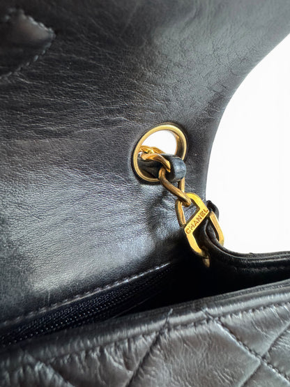 CHANEL Lambskin Quilted Mini Flap Bag