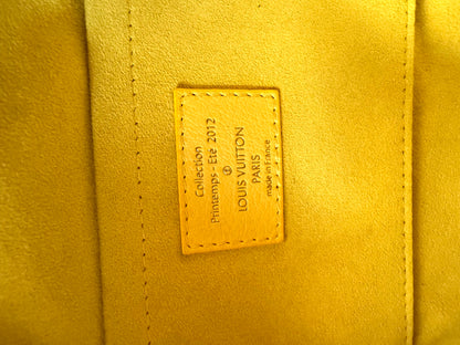 LOUIS VUITTON Monogram Denim Pochette Round Bag