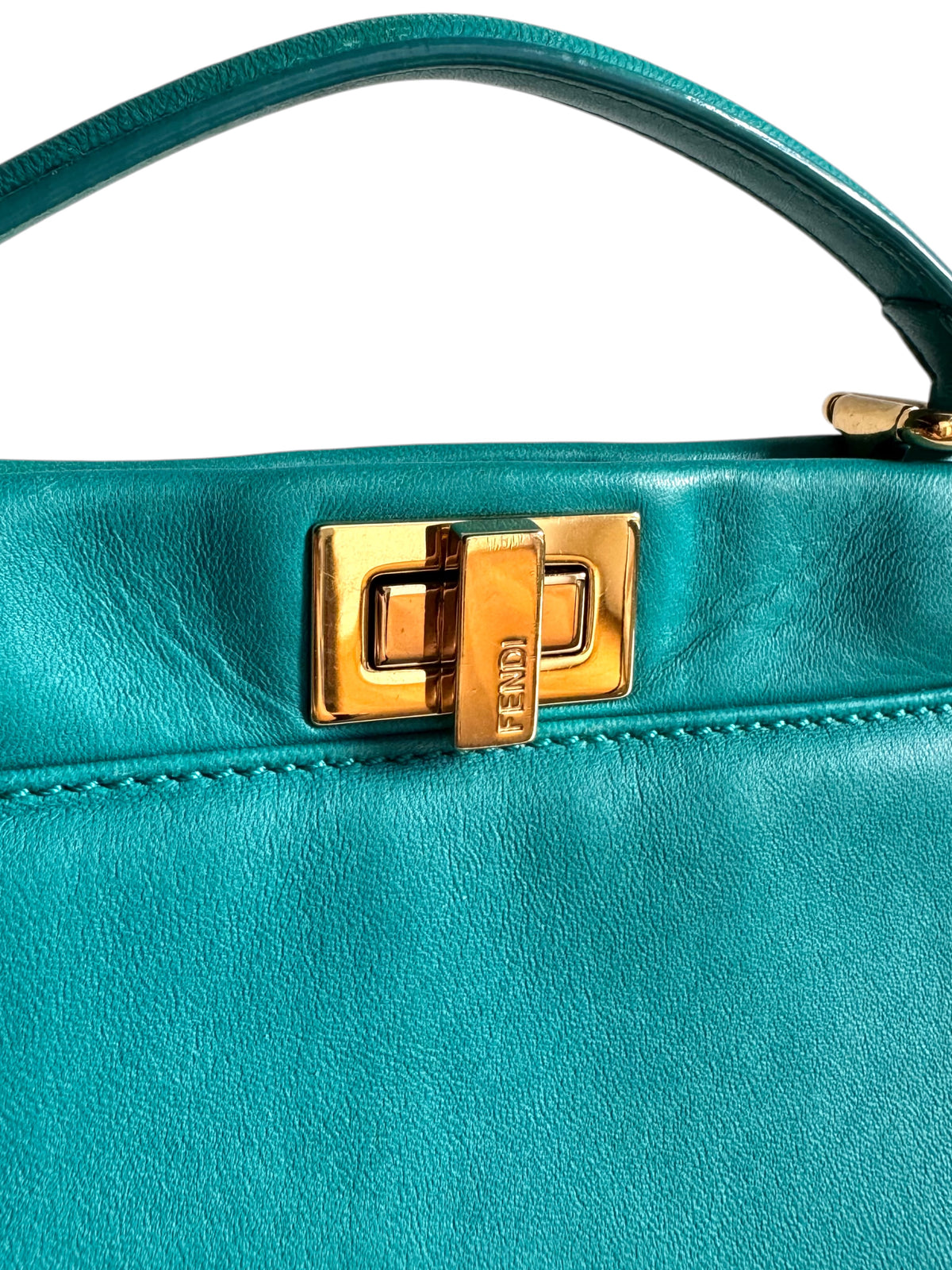 FENDI Mini Peekaboo Satchel Bag