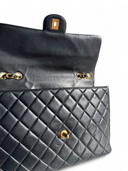 CHANEL Lambskin Quilted Jumbo Single Flap Bag
