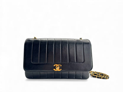 CHANEL Lambskin Vertical Flap Bag