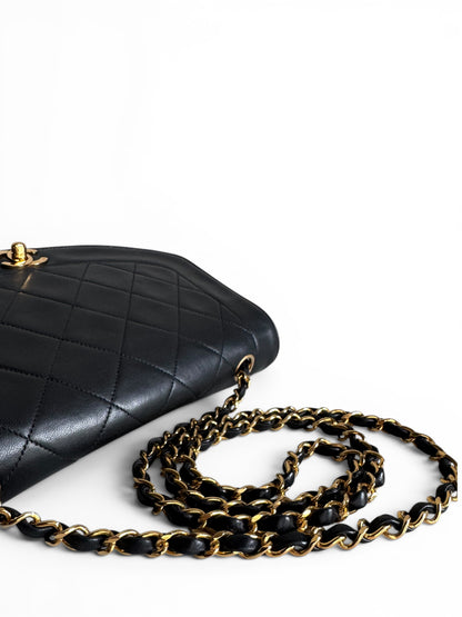 CHANEL Lambskin Diana Quilted Medium Single Flap