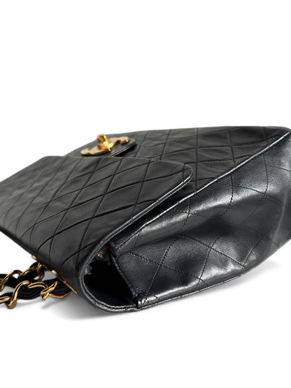 CHANEL Lambskin Quilted XL Jumbo Single Flap Bag