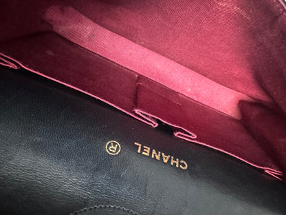 CHANEL Lambskin Medium Mademoiselle Double Flap