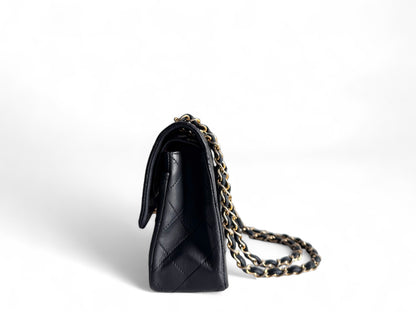 CHANEL Lambskin Timeless Classic Double Flap Bag