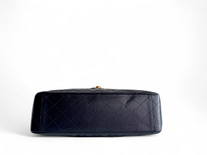 CHANEL Lambskin Quilted XL Jumbo Single Flap Bag