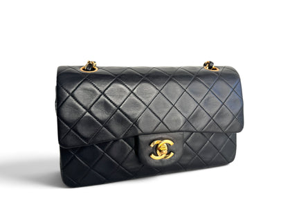 CHANEL Lambskin Quilted Small Double Flap