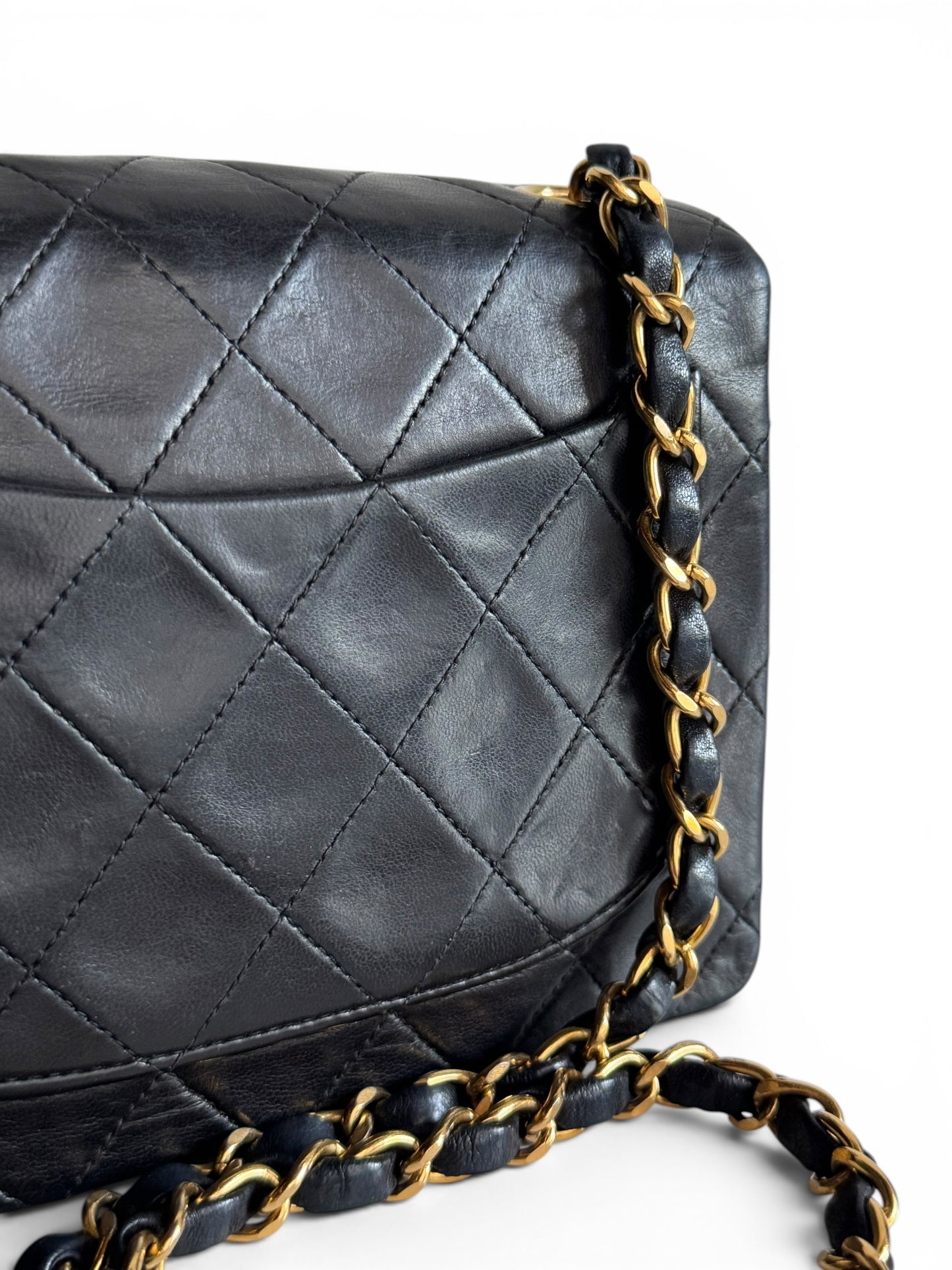 CHANEL Lambskin Quilted Mini Flap Bag