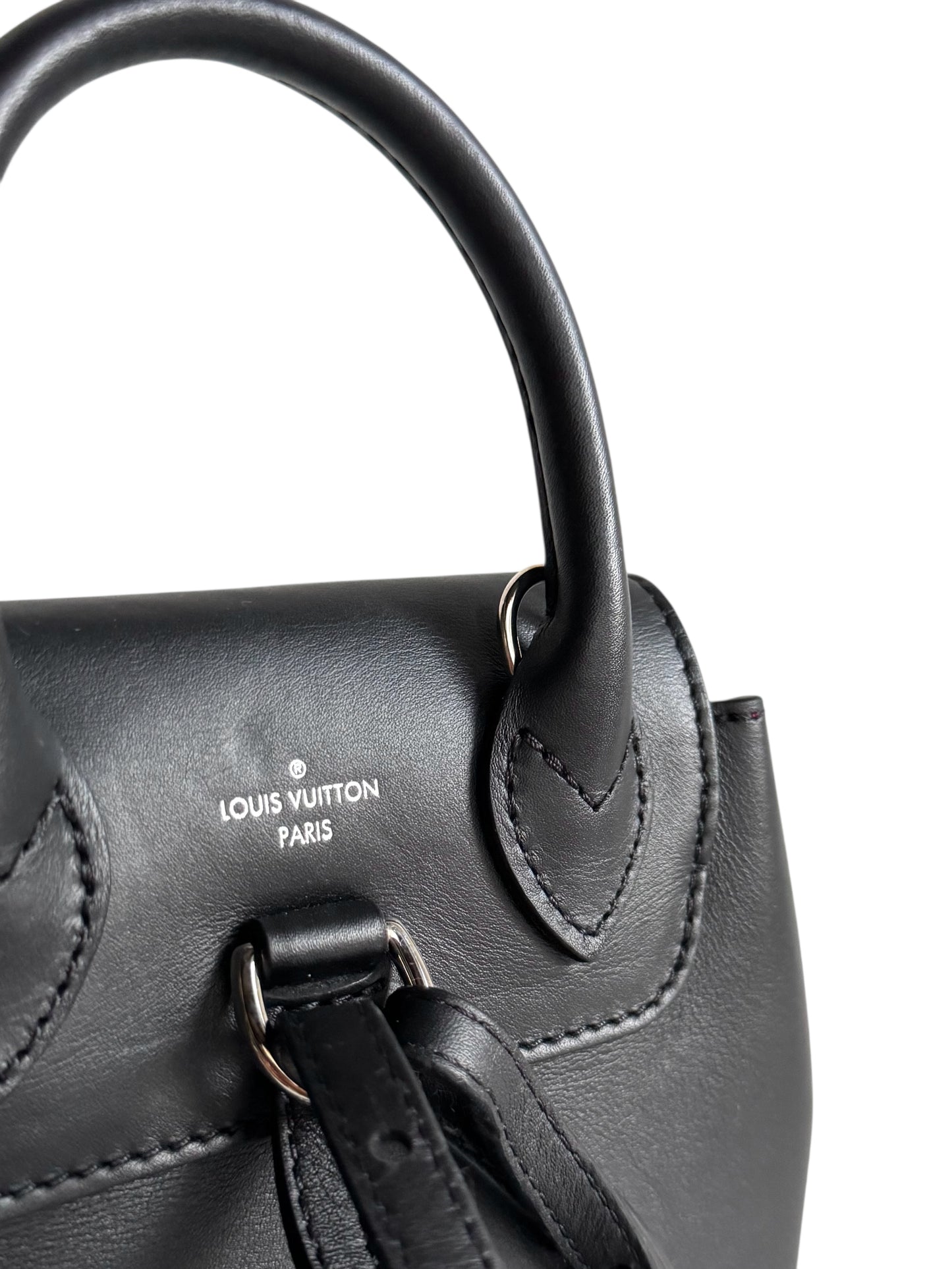LOUIS VUITTON My Lockme Mini Pins Leather Backpack