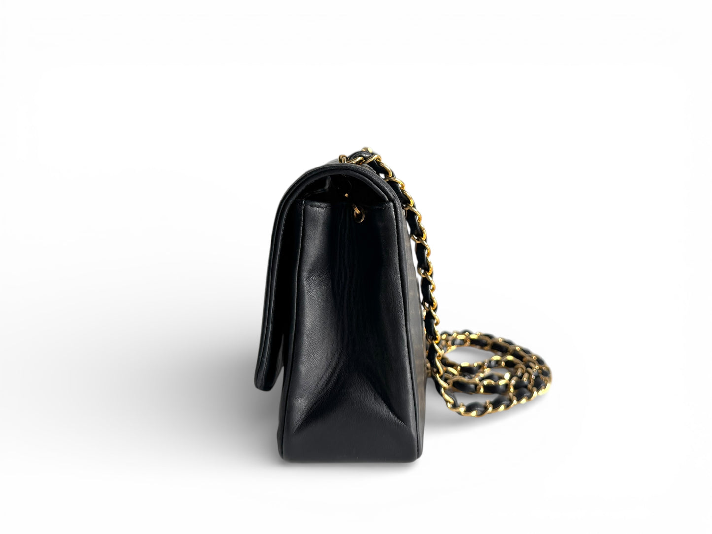 CHANEL Lambskin Diana Quilted Medium Single Flap