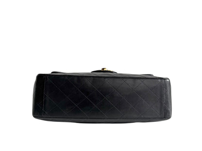 CHANEL Lambskin Quilted XL Jumbo Single Flap Bag