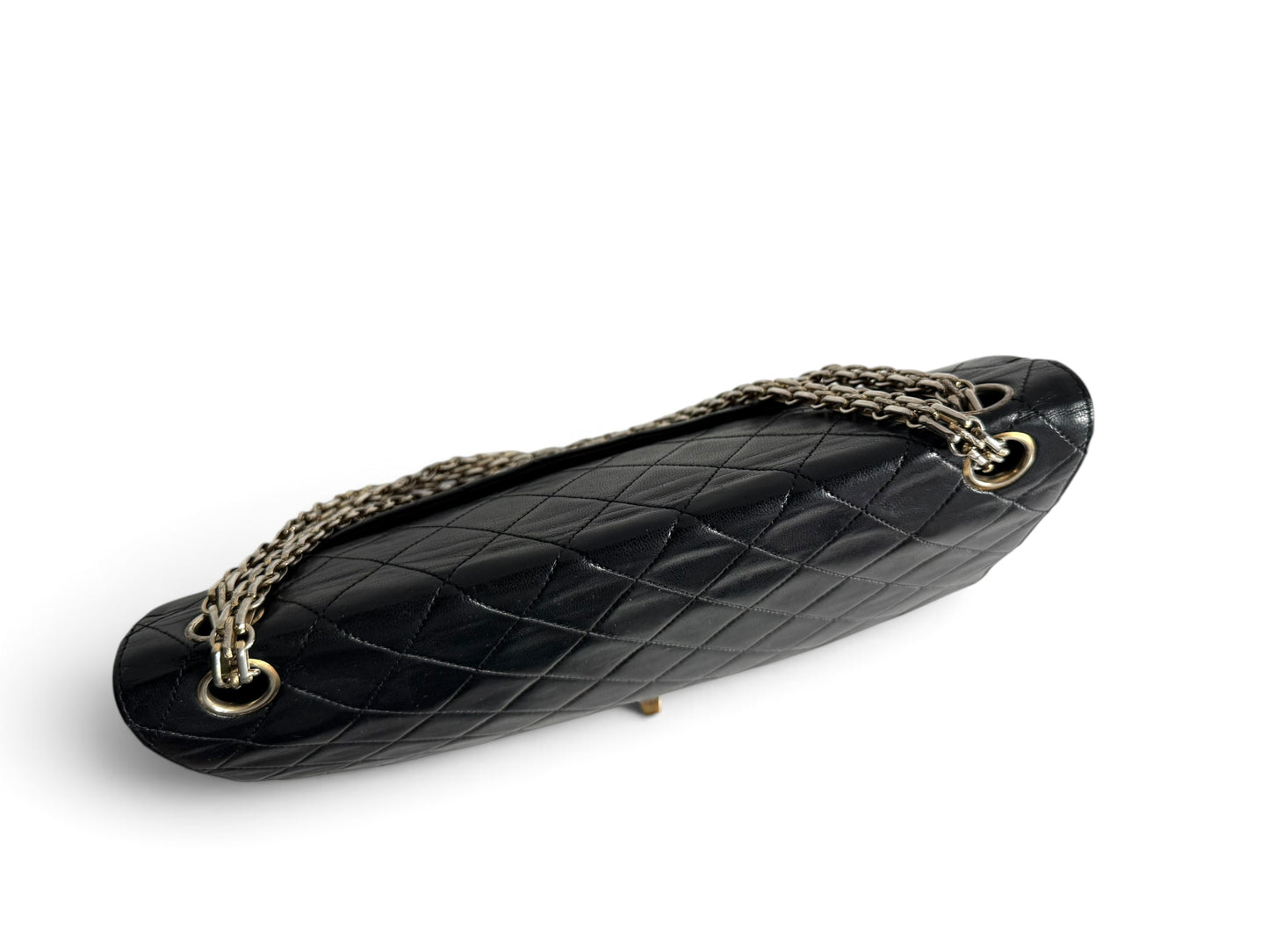 CHANEL Lambskin Medium Mademoiselle Double Flap