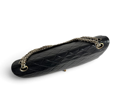 CHANEL Lambskin Medium Mademoiselle Double Flap