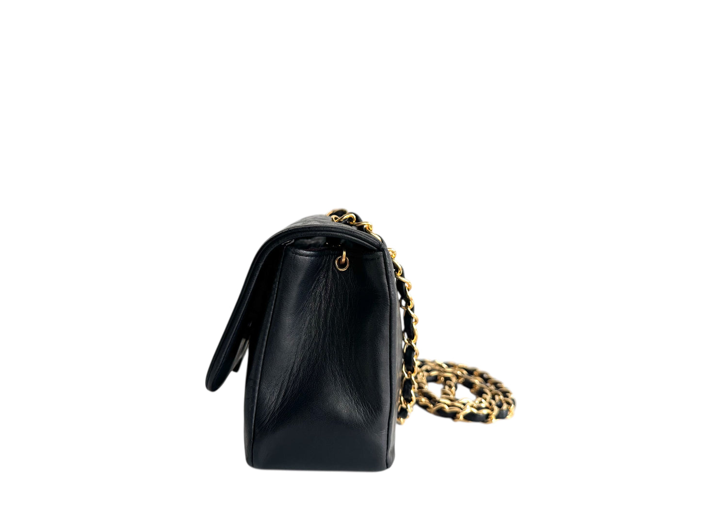 CHANEL Vintage Lambskin Small Diana Flap Bag