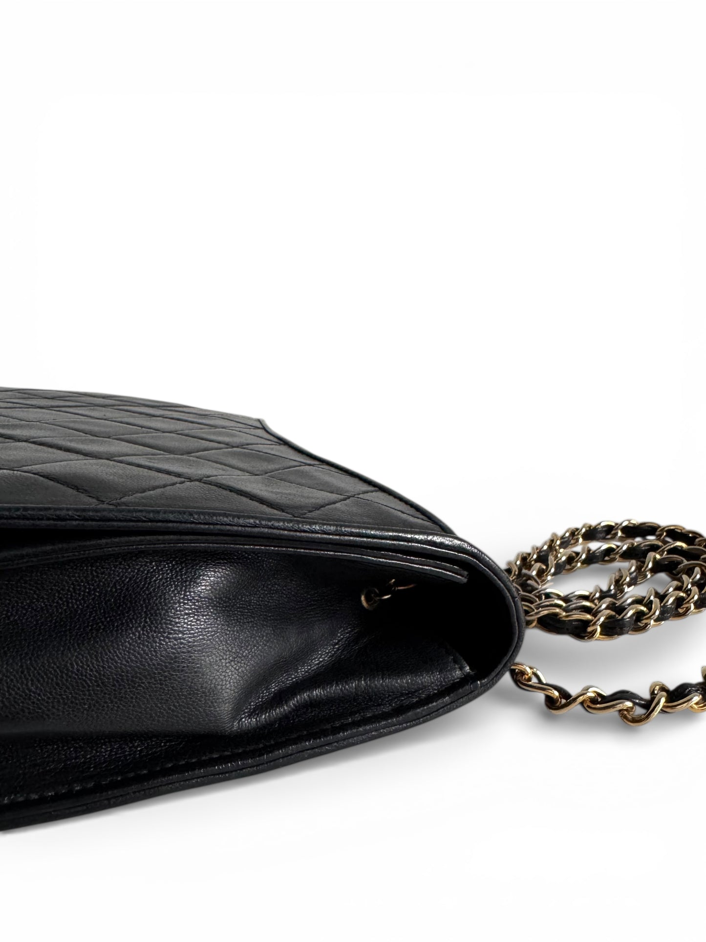 CHANEL Lambskin Quilted Small CC Single Flap Bag