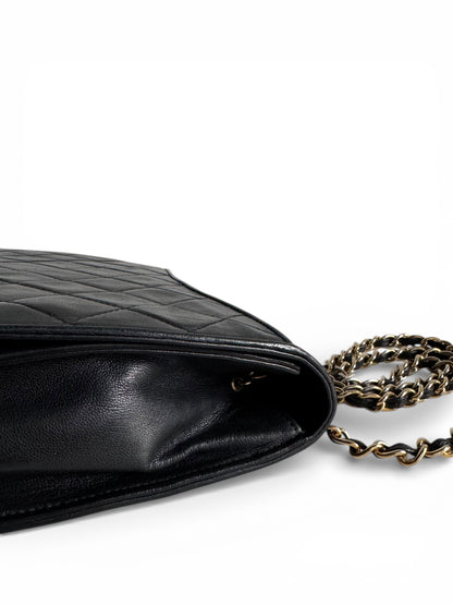 CHANEL Lambskin Quilted Small CC Single Flap Bag