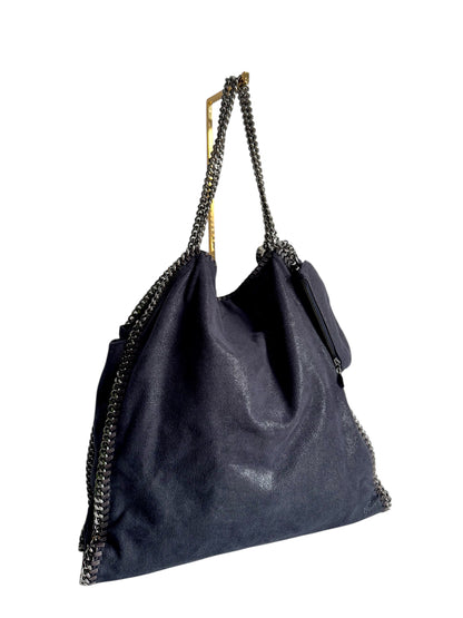 STELLA MCCARTNEY Shaggy Deer Falabella Fold Over Tote