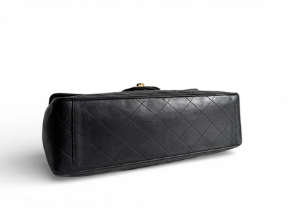 CHANEL Lambskin Quilted XL Jumbo Single Flap Bag