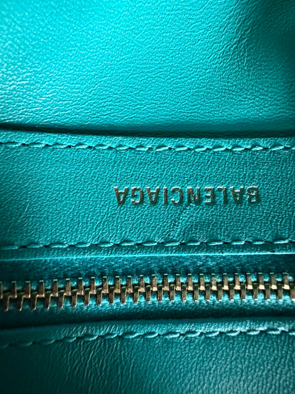 BALENCIAGA Python Ville XXS Top Handle Bag
