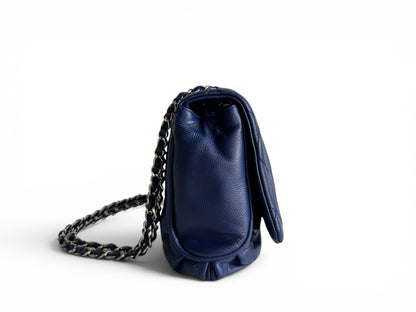 CHANEL Calfskin Quilted CC Curvy Flap