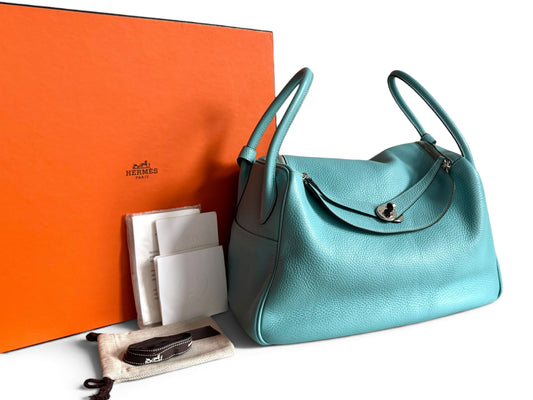 HERMES Taurillon Clemence Lindy 34