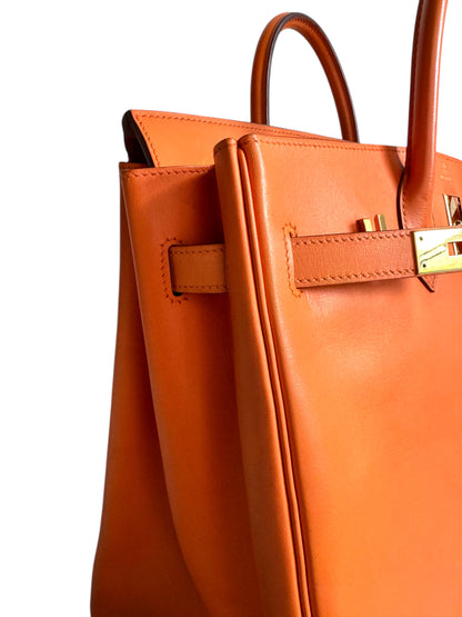 HERMES Box Calfskin Leather HAC Birkin 32