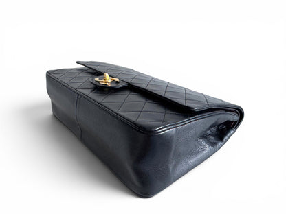 CHANEL Lambskin Medium Mademoiselle Double Flap