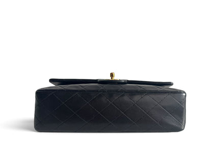 CHANEL Lambskin Quilted Medium Double Flap