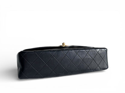 CHANEL Lambskin Quilted Medium Double Flap Bag
