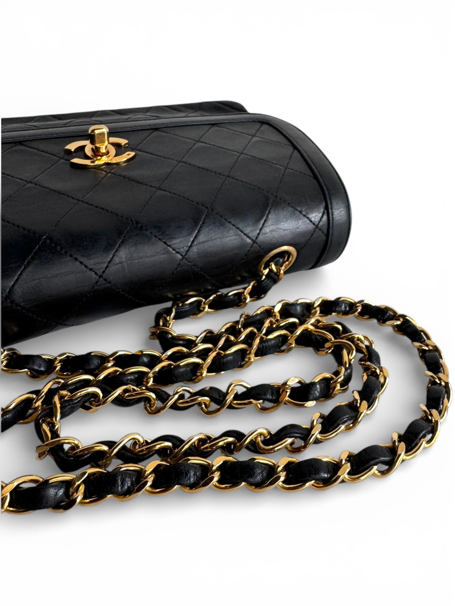 Chanel Lambskin Single Flap Bag
