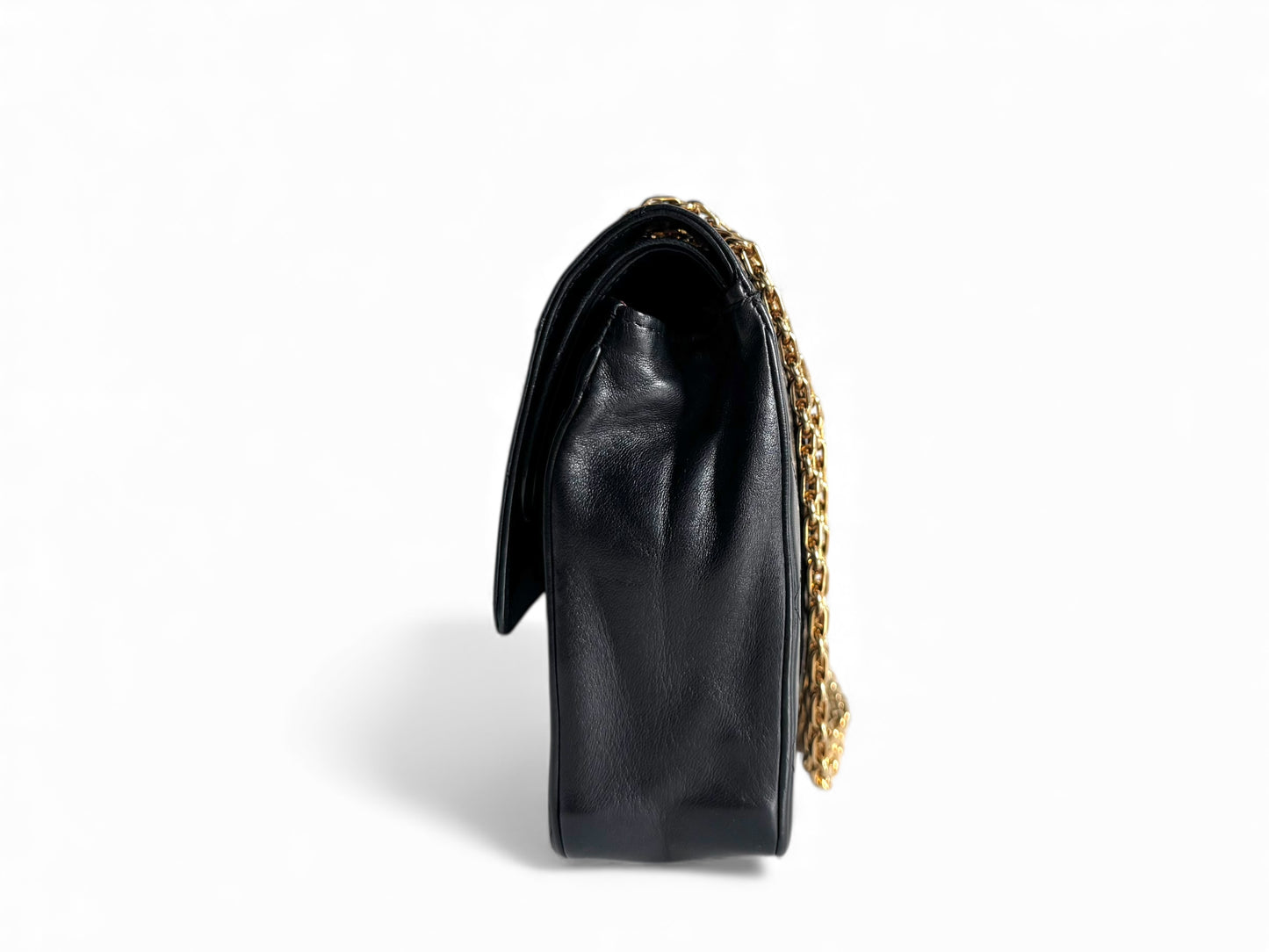 CHANEL Lambskin Medium Mademoiselle Double Flap