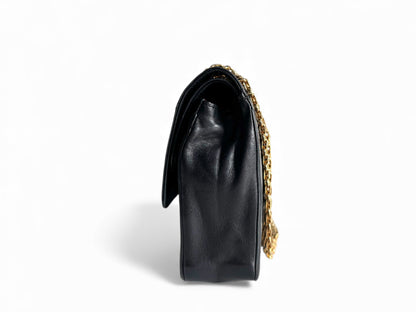 CHANEL Lambskin Medium Mademoiselle Double Flap