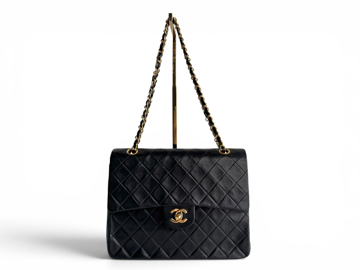 CHANEL Medium Tall Classic Lambskin Double Flap