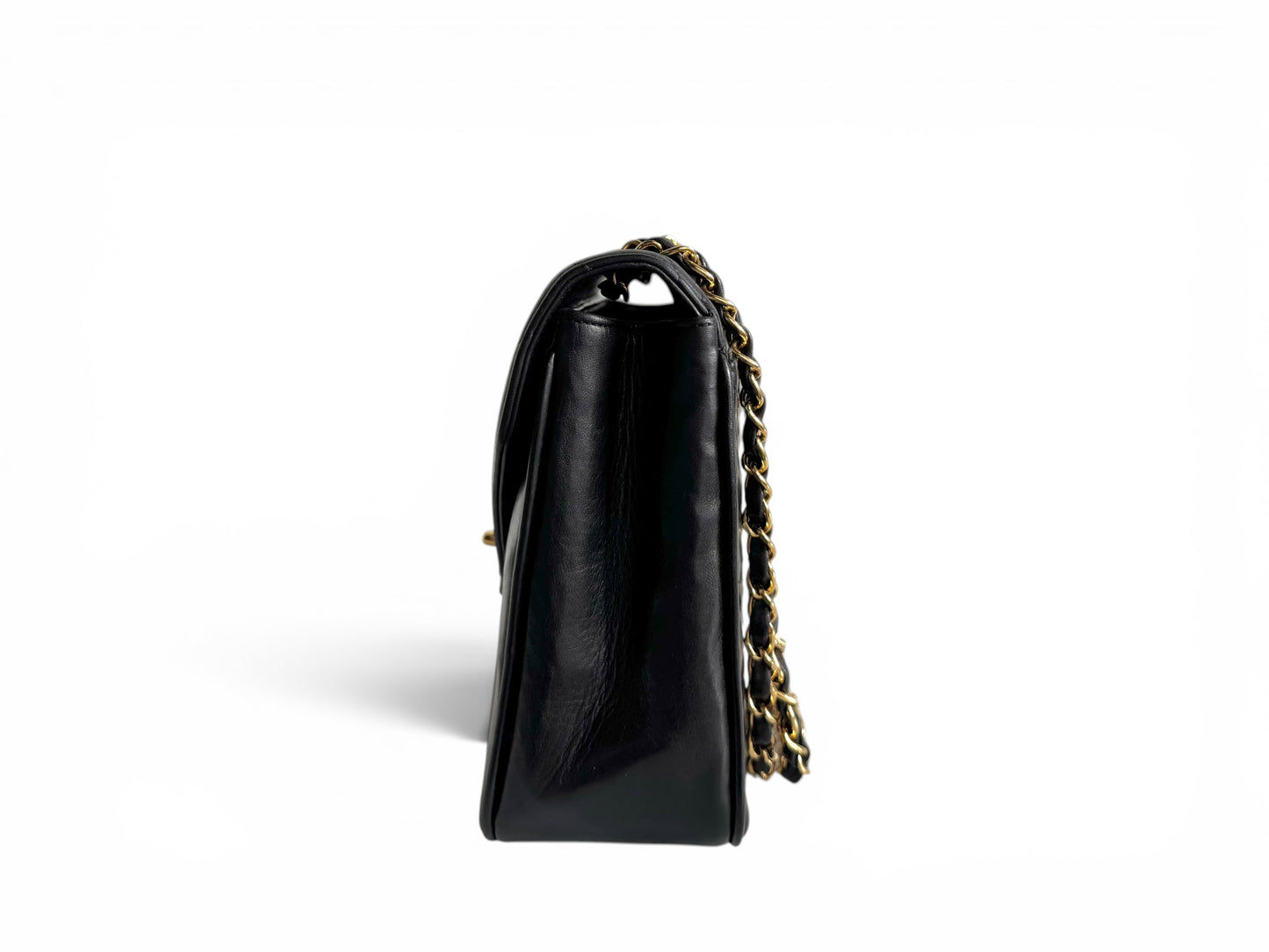 Chanel Lambskin Chevron Single Flap Bag