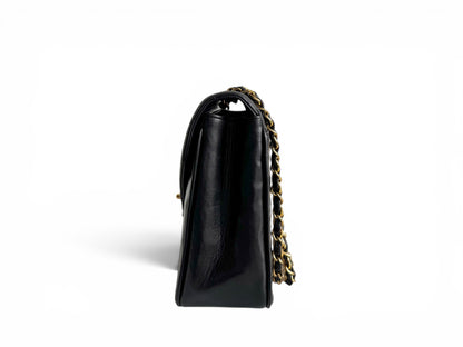Chanel Lambskin Chevron Single Flap Bag
