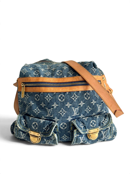LOUIS VUITTON Denim Baggy GM