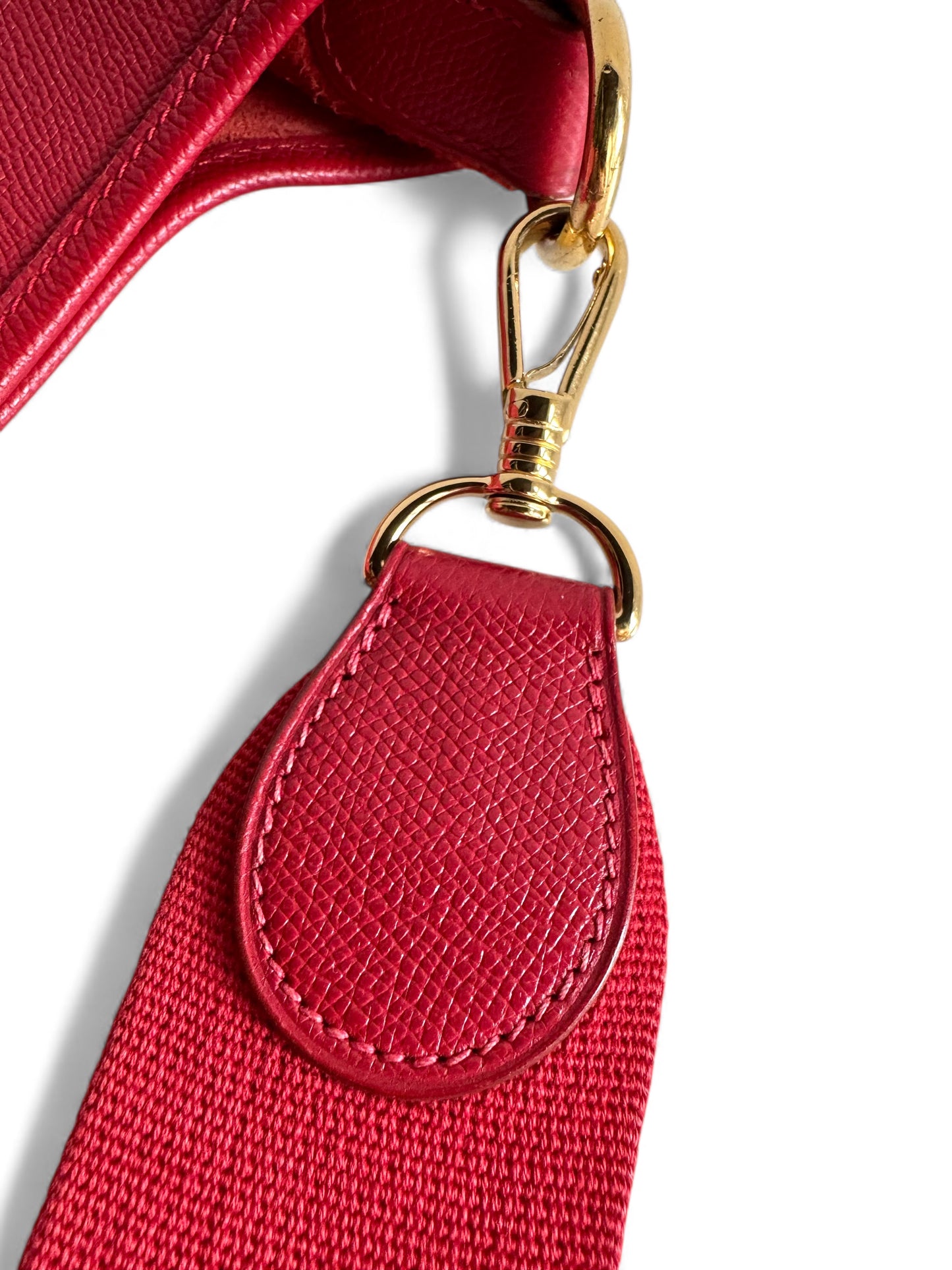 HERMES Courchevel Evelyne GM Rouge