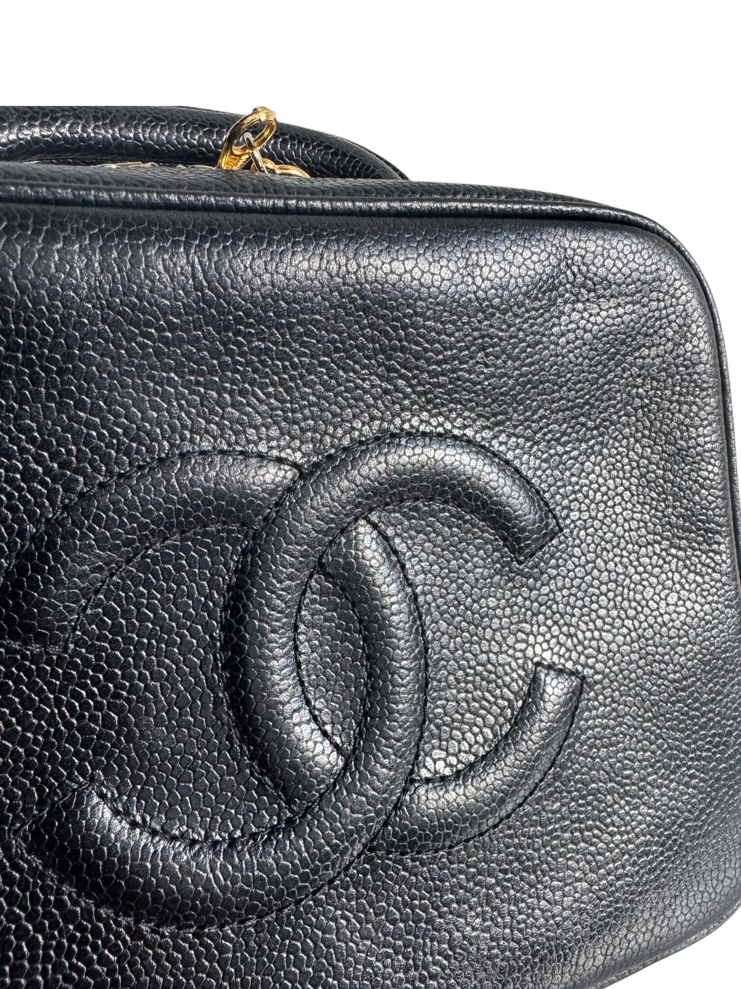 CHANEL Caviar Timeless CC Vanity Case